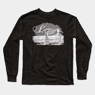 Mammoth Skeleton Long Sleeve T-Shirt